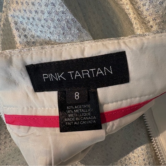 Pink Tartan Metallic Pleat Skirt 8 - Picture 7 of 7